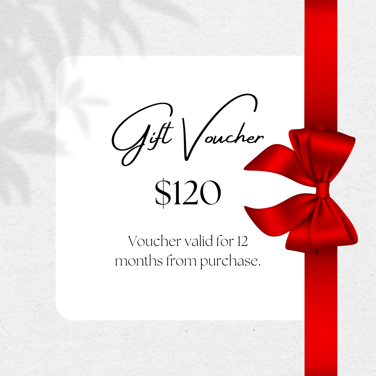 $120 Gift Voucher – Zenori Spa