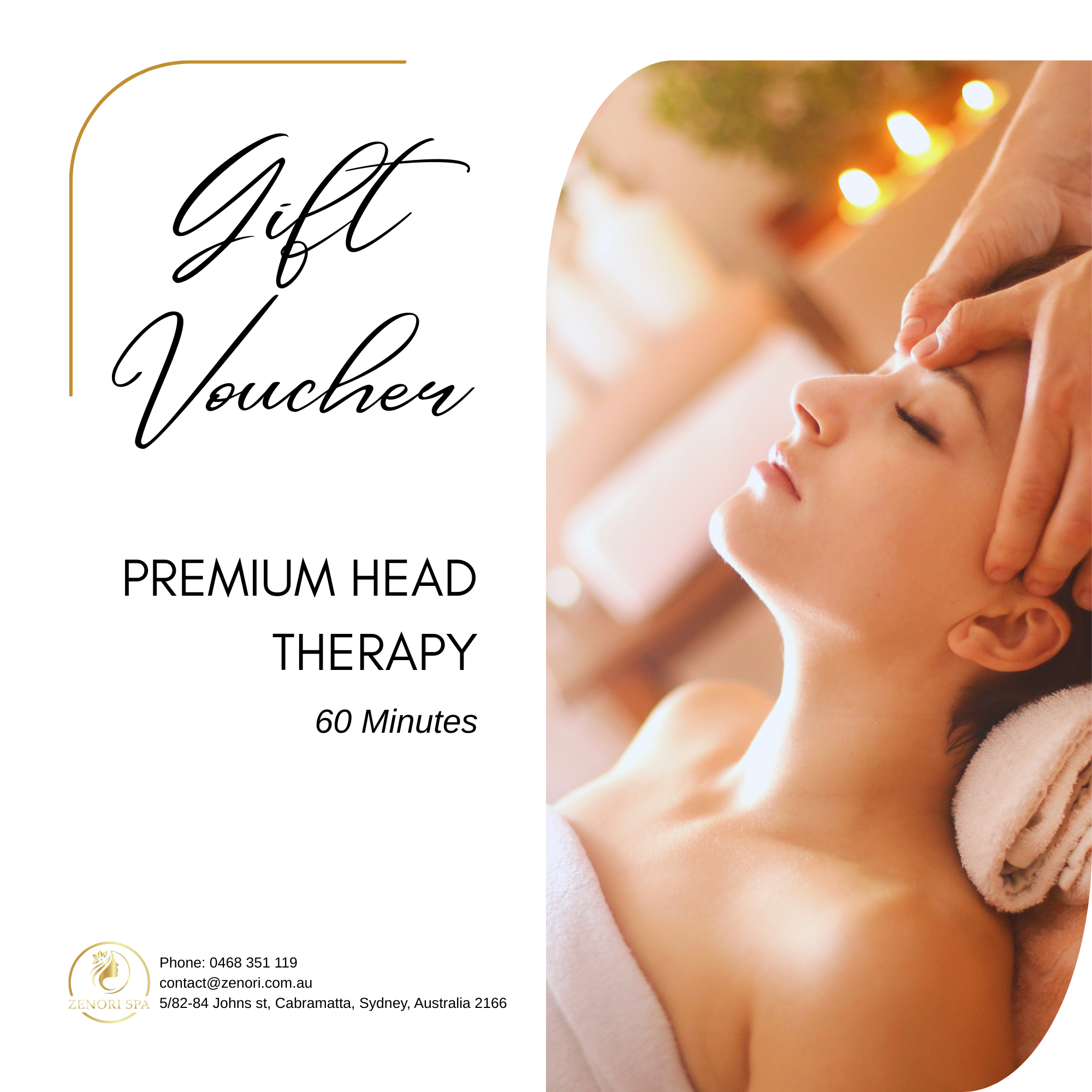 Gift Voucher of PREMIUM HEAD THERAPY